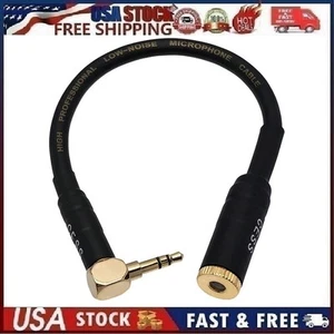 CNCESS CESS-266 Right Angle 3.5Mm Male Plug to 4.4Mm Female Jack Adapter Cable - Picture 1 of 14