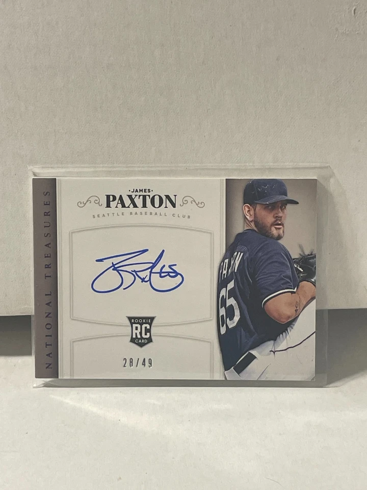 2014 Panini National Treasures Signatures /49 Джеймс Пэкстон дебютант с автографом RC - Изображение 1 из 1