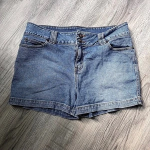 Falls Creek blaue Jeansshorts klassischer Stil Größe 12 - Bild 1 von 6
