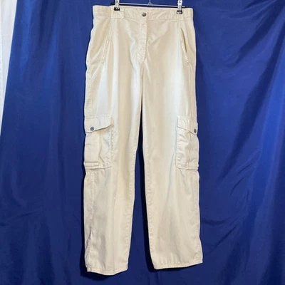 Pantalones cargo J Jill Lite beige tostado para mujer 8 30x26,5 Foto 1 de 4