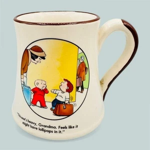 Vintage Family Circus Mug with Cartoon Characters Design - Bild 1 von 10