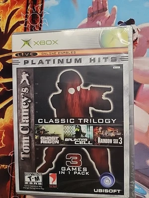 Tom Clancy's Classic Trilogy Triple Pack - Microsoft Xbox SEALED - Image 1 of 4