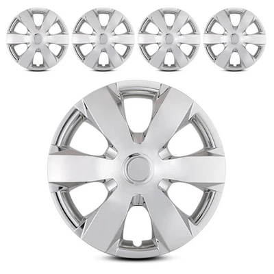 for 2007-2011 Toyota Camry Chrome 16" Hub Caps Full Rim Wheel Covers 4-Pack - Imagem 1 de 4