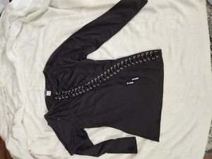 Venus Open Shoulder Long Sleeve Very Unique Lace Up Blouse - Picture 1 of 4