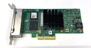 Dell Intel Gigabit 1Gb Quad Port RJ45 Netzwerkkarte, Low Profile T34F4 I350-T4 - Bild 1 von 3