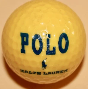 (1) POLO - RALPH LAUREN LOGO GOLF BALL (YELLOW) - Picture 1 of 2