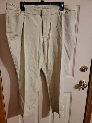 New/tags, Plus-size Worthington Woman Tan Ankle Dress Pants, Plus-size 22W - Image 1 of 4