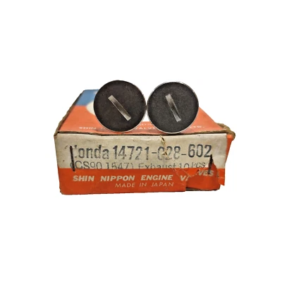 Se adapta a Honda S90 CS90 CL90 CD90 CT90 C90 CM91 Ex válvula escape 14721-028-602 Foto 1 de 4