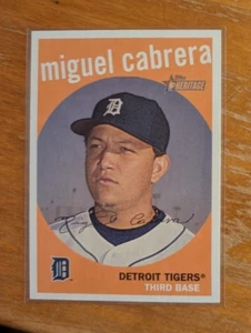 2008 Topps Heritage #283 Miguel Cabrera GB SP Tigers - Picture 1 of 1