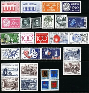 Sweden 1984 year set cpl including all pairs. Very fine. Slania.Two scans. MNH - Picture 1 of 2