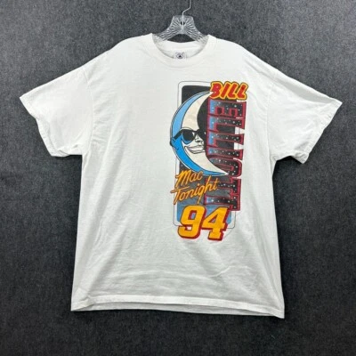 Vintage 1997 Bill Elliott McDonald's Racing Shirt Mens Extra Large White Graphic - Image 1 of 4