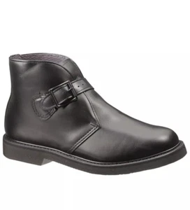 Bates Youth Boys Buckle Chukka Black Leather Dress Boots Size 3 E - E00083 - Picture 1 of 6
