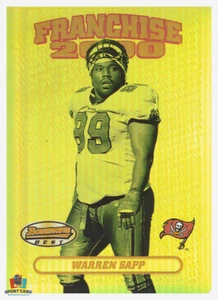 2000 Bowman's Best Franchise 2000 Warren Sapp #F20 - Bild 1 von 1