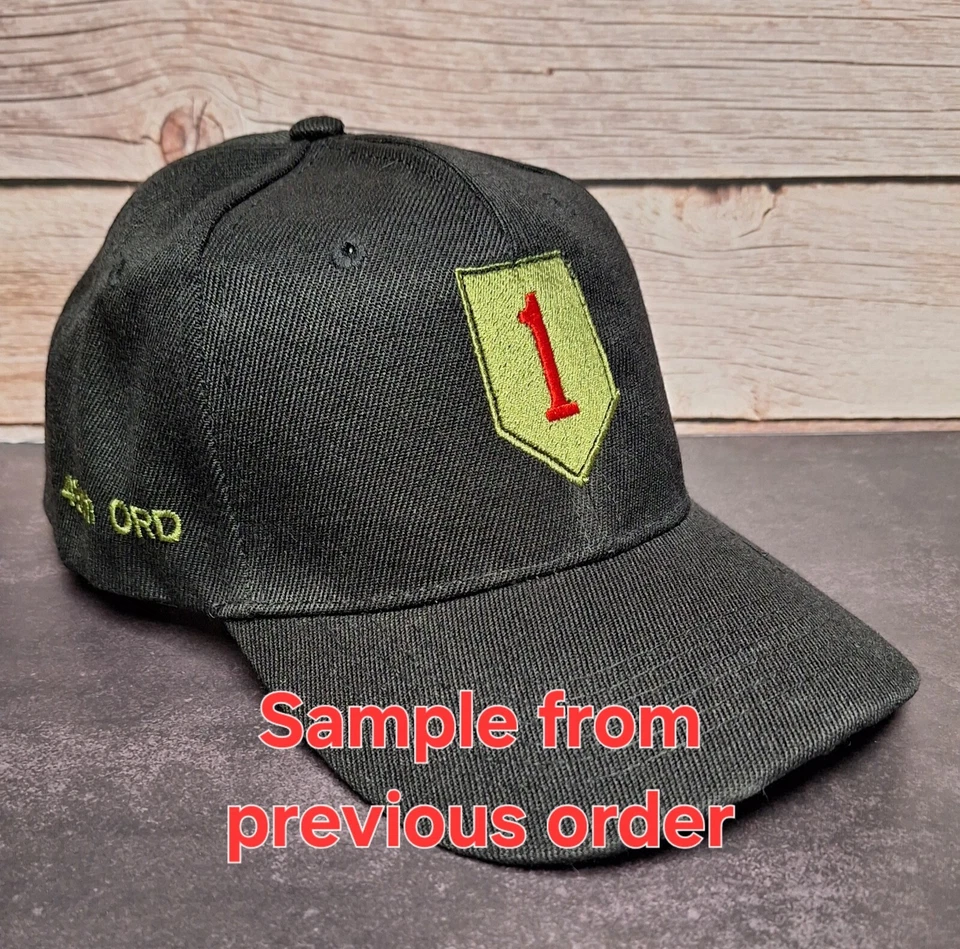 US Army 1st Infantry Division (Customized) Embroidered Hat - Image 1 of 3