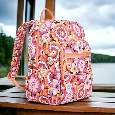 Mochila Campus Vera Bradley *Un patrón retirado/agotado* Nueva con etiqueta Pixie Blooms Foto 1 de 2