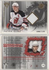 2003-04 Pacific Private Stock Titanium Variation /155 Patrik Elias #166 Patch