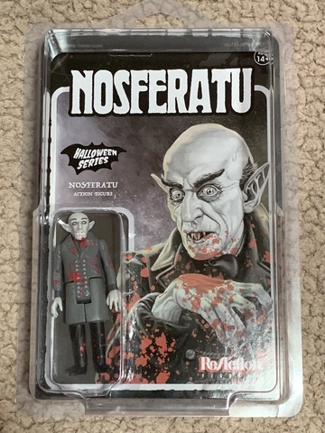 Nosferatu Super 7 ReAction Figure Blood Splattered *UNPUNCHED* Cover