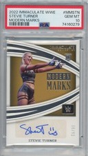 Stevie Turner Rookie SP Auto PSA 10 POP 1 2022 Immaculate WWE Modern Marks 58/99