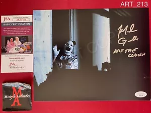 Mike Giannelli All Hallows Eve autografiada firmada 8x10 foto Art the Clown JSA - Imagen 1 de 1