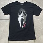 Ghost Face Icon Of Halloween Short Sleeve T-Shirt Men's Size Medium Scream Black