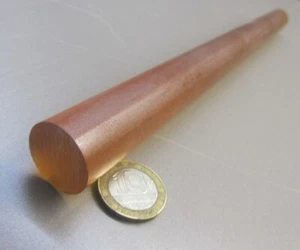 Canna Ultem PEI 1000-1000 naturale 0,875"" (7/8") diametro x 1 piedi lunga *D - Foto 1 di 13