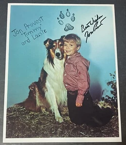 Jon Provost Signed Photo with Lassie and COA January 2000 - Picture 1 of 17