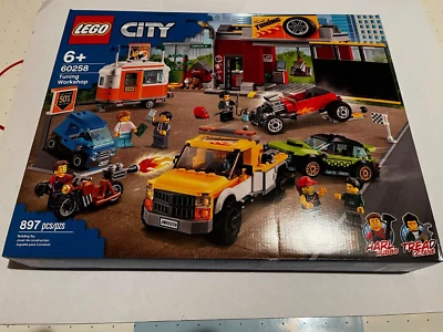 LEGO City 60258 - Tuning Workshop - New and Sealed - Image 1 of 4