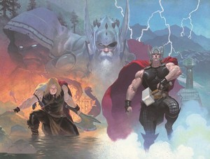 Comics  Thor: God of Thunder CCG Playmat Custom Playmat Mat Pad 35086