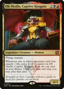 [MTG] Ob Nixilis, Captive Kingpin (Foil) (0041) (MAT) NM - Picture 1 of 1