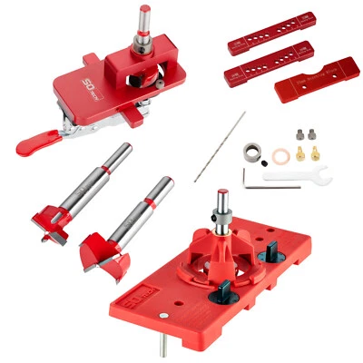 SOTECH Topfband-Bohrschablone Scharnierlehre Kunststoff o. Alu T45 T48 T52 - Bild 1 von 3