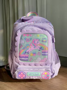 New Smiggle Girls Junior Unicorn Let’s Play Backpack 🌈 School Bag - Picture 1 of 9