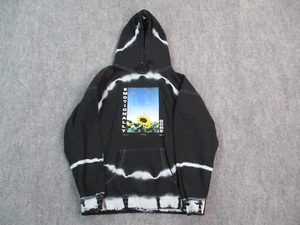Civil Regime Hoodie Herren Extra Large Schwarz Abstrakt Fleecepullover Sonnenblume - Bild 1 von 8
