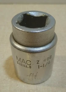 "Enchufe de accionamiento MAC 3/4"" 1-1/4" 6 puntos cromo poco profundo" - Imagen 1 de 3