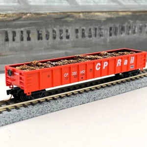 Roundhouse 8891 Canadian Pacific CP Rail Thrall Gondola Rock Load 330963 N Scale - Picture 1 of 10
