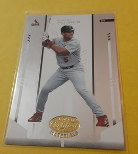 2004 (CARDINALS) Leaf Certified Materials #7 Albert Pujols Nm 