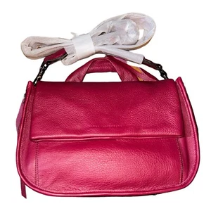 ๐ฅ $268 Aimee Kestenberg Astor Saddle Bag 100% Leather Scarlet Red AK497210N ๐ฅ - Picture 1 of 8