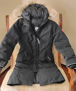 Canada Goose Girls' Black Down Parka - size L (14-16) - Picture 1 of 4