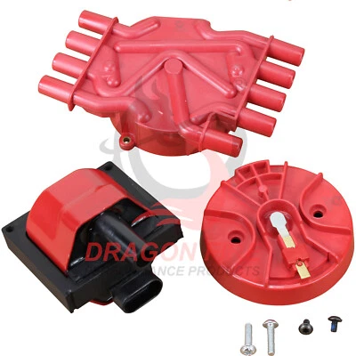 Performance Vortec Distributor Cap Rotor Coil For 1996-2002 Chevy GMC Olds V8 - Image 1 of 4