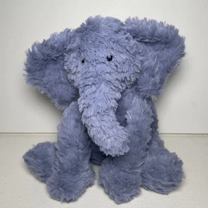 Jellycat 9 Zoll Fuddlewuddle Elefant blau lila Stofftier Plüschtier - Bild 1 von 7