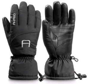 Waterproof Snow Boarding Winter Gloves By AKASO 3M Thinsulate Ski Gloves Unisex - Picture 1 of 9