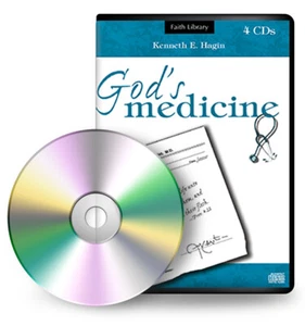 COMPACT DISC AUDIO: God's Medicine (4 CDs) - by Kenneth E Hagin, Sr. - Picture 1 of 2