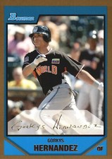2007 Bowman Draft Futures Game Prospects Gold BDPP102 Gorkys Hernandez RC Tigers