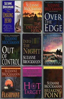 Troubleshooters Navy Romance Lot of 9 Paperback by Suzanne Brockmann Foto 1 de 4