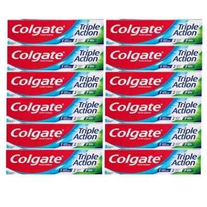 Colgate Triple Action Original Mint Toothpaste 100ml Pack of 12 - Picture 1 of 5