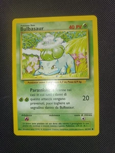 BULBASAUR 44/102 POKEMON KARTE BASE SET A17 - Bild 1 von 6
