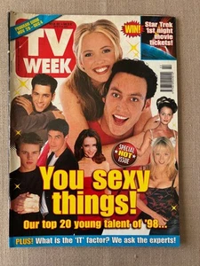 Vintage television - "Australian TV Week" Nov 1998 Nigel Havers Noel Gallagher - Picture 1 of 18