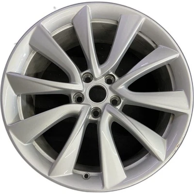 "Llanta original de fábrica Tesla Model 3 plateada OEM 19"" 2017-2023 1044224 96231" Foto 1 de 4