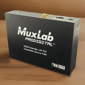 MuxLab Prodigal HDMI Extender with PoE Transmitter HDBT 500451-POE UHD-4K  - Picture 1 of 6