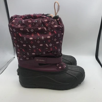 Botas de invierno impermeables Columbia para niños jóvenes talla 7 Powder Bug Forty Foto 1 de 4