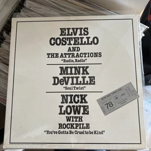 ELVIS COSTELLO Radio Radio USA PROMO SEALED 12” NICK LOWE KROQ WLIR NEW WAVE POP - Picture 1 of 1